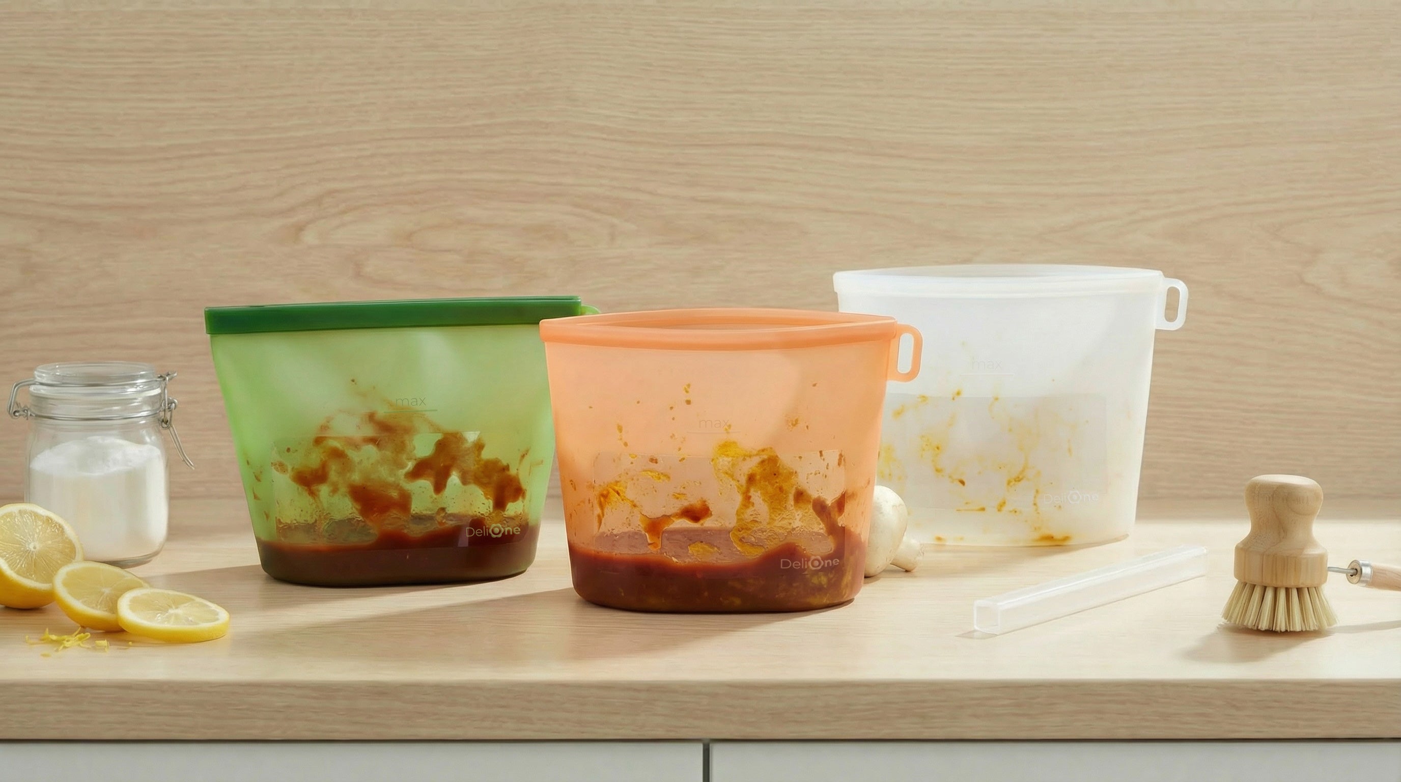 How to Remove Odors and Stains from Silicone Food Bags