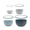DeliOne FlexiLid reusable silicone lids covering glass containers