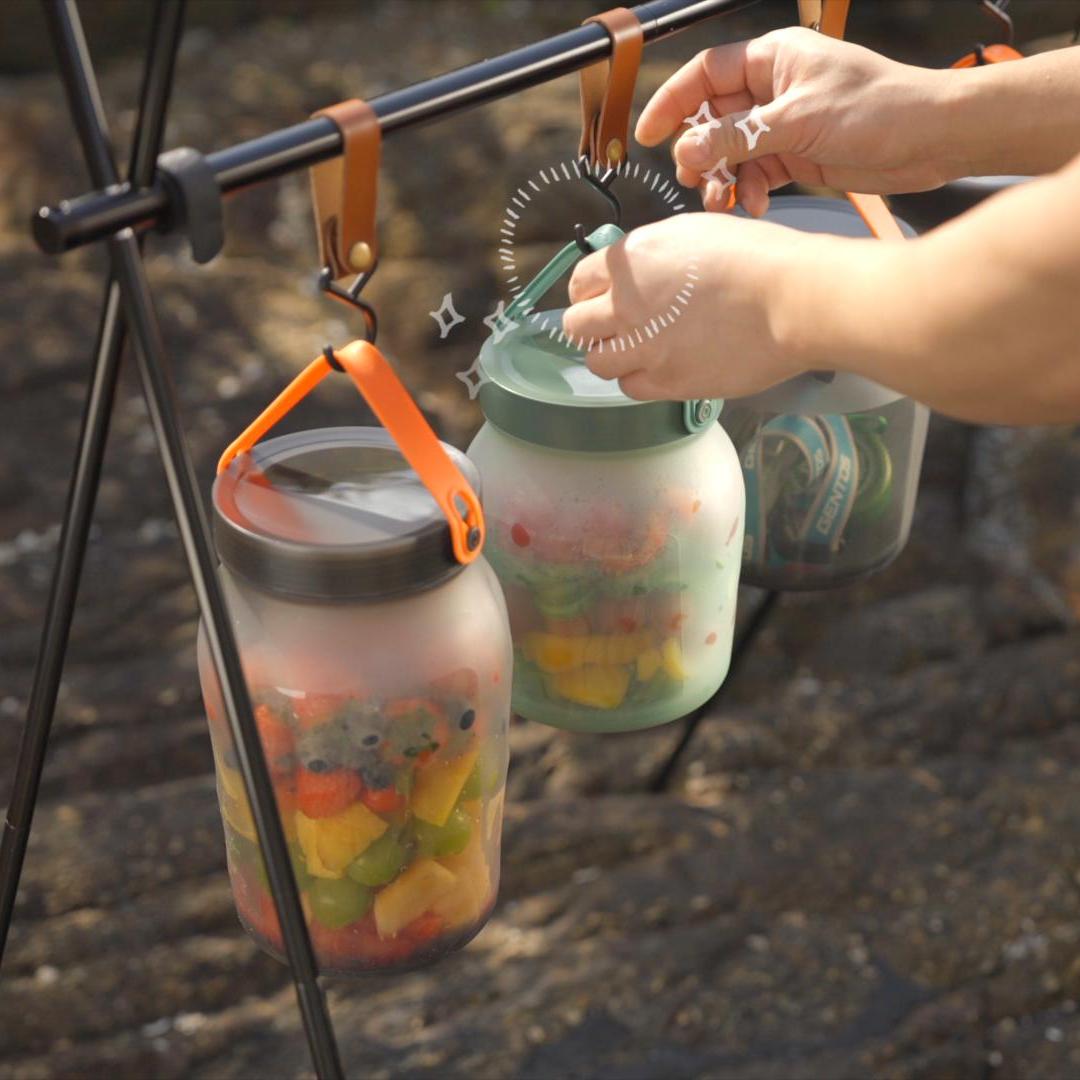 DeliOne Flexi Jar V2 flexible silicone jar with wide opening