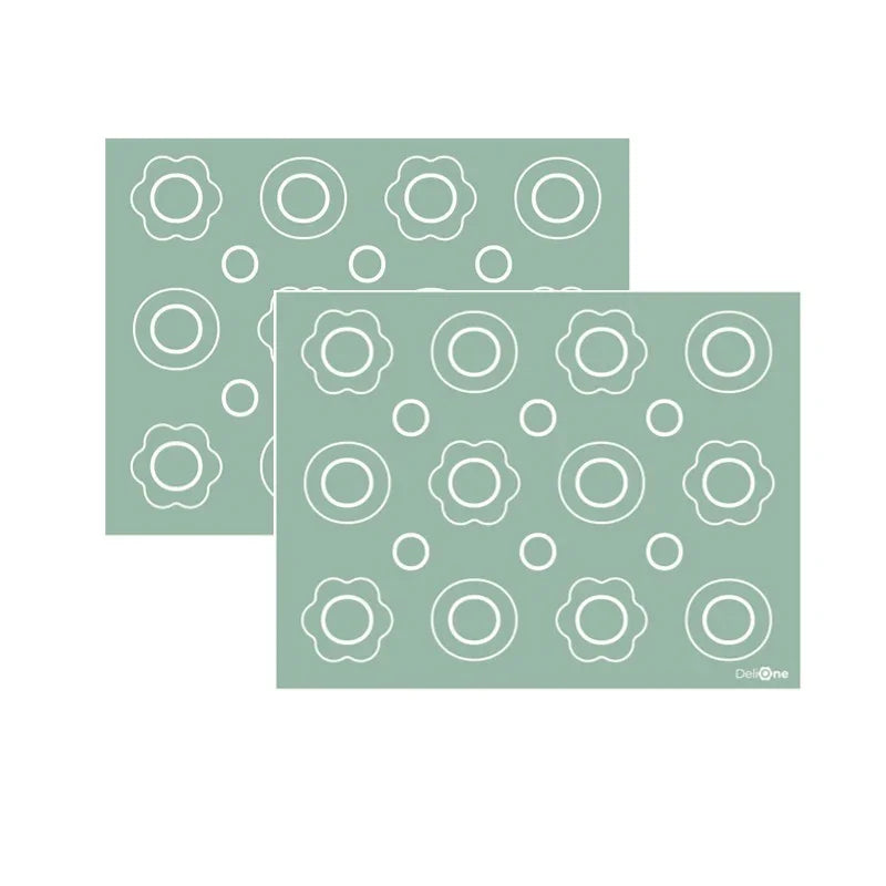 DeliOne nonstick silicone baking mat on oven tray