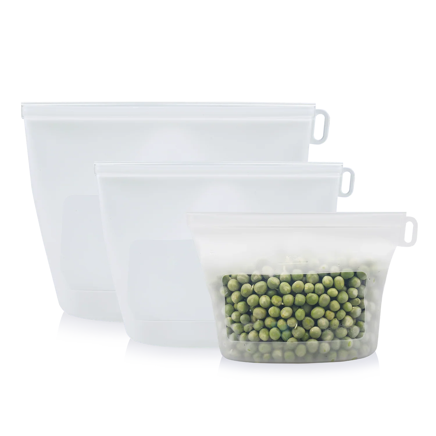 DeliOne Zip’n Fresh reusable silicone food bag in new color and size